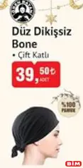 ÖREN BAYAN DÜZ DİKİŞŞİZ BONE ÇİFT KATLI
